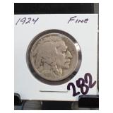 1923-S Buffalo Nickel, V.Gd