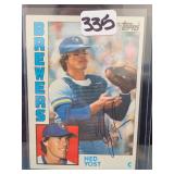 1984 Topps Luis Pujols Signed Card