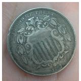 Colorized Sitting Bull One Dollar Medal