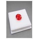 5.70ct 12x10mm Lab Pad Sapp Loose Gemstone