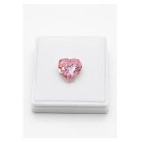 Approx 4.35ct 10x10mm HS Pink YAG Gemstone