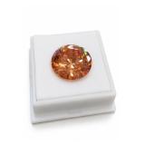 18mm Copper Cubic Zirconia Loose Gemstone C5R099