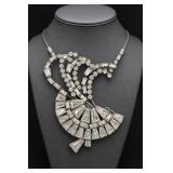 Star Art Sterling Silver Statement Necklace