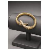 Whiting And Davis Gold-Tone Mesh Bracelet