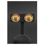 Elizabeth Taylor Clip-On Earrings Pair