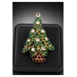 Eisenberg Ice Christmas Tree Brooch