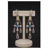Bixby Sterling Silver & 18K Gold Earrings