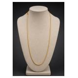 24KGB Snake Chain Necklace, 20in