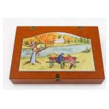 Solid Wood Family Scene Keepsake Box Mark 5:19