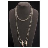 Sterling Silver Liquid Silver Fetish Necklace