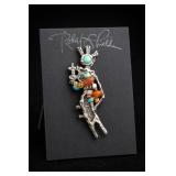 Robert Shields Sterling Silver Brooch Pin
