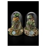 Franklin Mint Cottage Figurines, Set Of 2