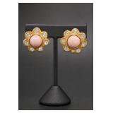 Joan Rivers Flower Clip-On Earrings Pair