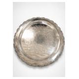 Wilcox Silver-Plated Ornate Serving Tray