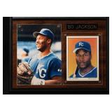 Wilson Bo Jackson Kansas City Royals Plaque