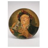 Falstaff Advertising Tray With Brewer Artwork