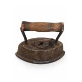 Cast Iron Wooden Handle Flat Iron