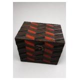 Pitsilkas Haris Tramp Art Wooden Chest