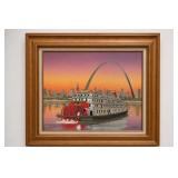 H. Hargrove Delta Queen Oil Painting