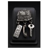 Jonette Jewelry JJ SLOTS House Key Brooch Pin