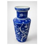 Chinese Blue & White Prunus & Birds Porcelain