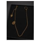 Pocket Watch Chain With Two Watch Fobs