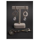 Silpada Sterling Silver Earrings & Spoon