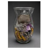 Mystery Jewelry Jar With Costume Jewelry