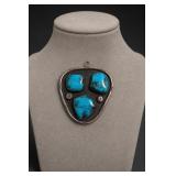 Sterling Silver Turquoise Pendant