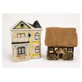 Otagiri House Cookie Jar & Ceramic Building