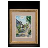 Original Signed Ethel Hawkins Watercolor