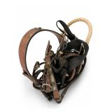 Horse Tack & Harness Lot, Overlaid Sterling