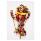 Vintage Clown Marionette Puppet