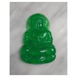 Jade Seated Buddha Pendant