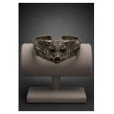 Tiger Face Cuff Bracelet