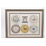 Sèvres Porcelain Lithograph Print, Framed