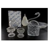 Princess House 455 Crystal Apple With Glassware