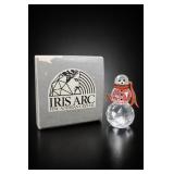 Iris Arc CK 8550 Crystal Snowman Figurine