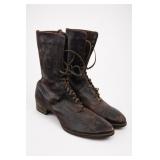 Antique Roberts, Johnson & Rand Leather Boots Pair
