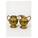 Set Of 4 Brass Wine Goblets