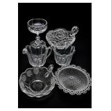 Marigold Carnival Glass Ruffled Footed Compote