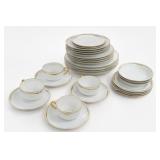 Clear Pressed Glass Serving Set