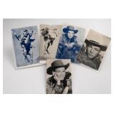 Roy Rogers Photo Lot & Mickey Button