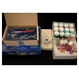 Glass Plates & Handled Baskets, 2 Boxes, K420M