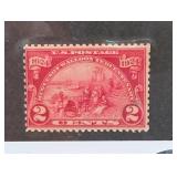 1924 U.S. #615 Huguenot-Walloon 2 Cent Stamp
