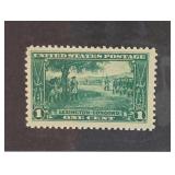 1925 USA #617 Lexington-Concord One-Cent Stamp