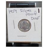 1959 Roosevelt Dime, Proof