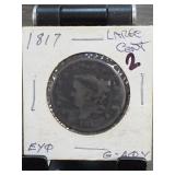 1817 Coronet Head Large Cent, G-4
