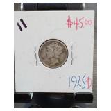 1925-D Mercury Dime
