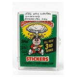 1986 Topps Garbage Pail Kids 3rd Series Wax Pack